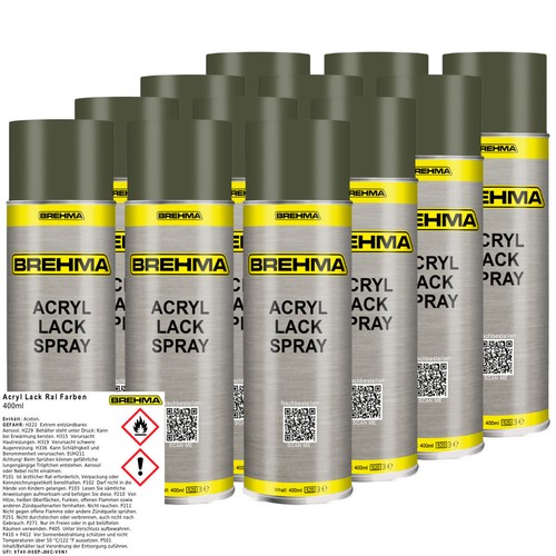 12x brehma acryl lackspray ral - brehma,