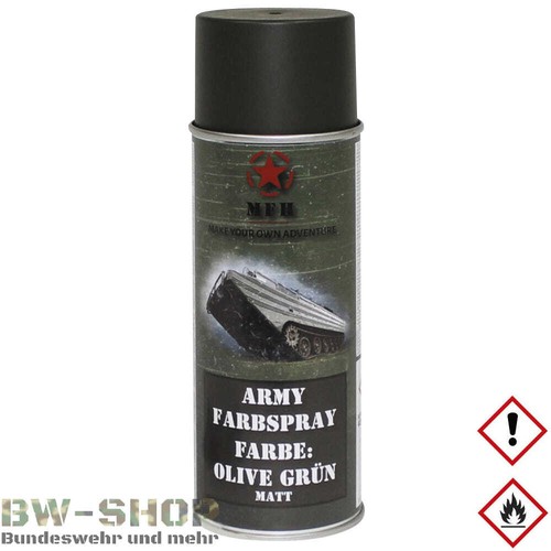 Farbspray matt militärlack - matt,