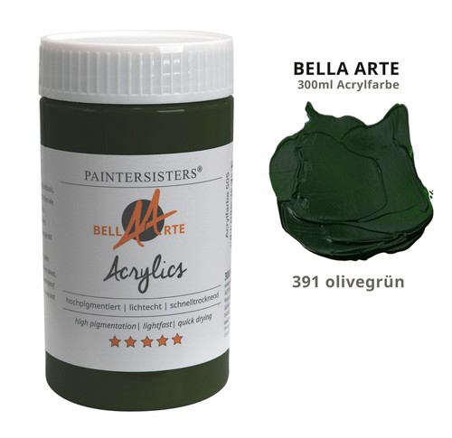 Acrylfarbe 300ml bella arte - acrylfarbe,